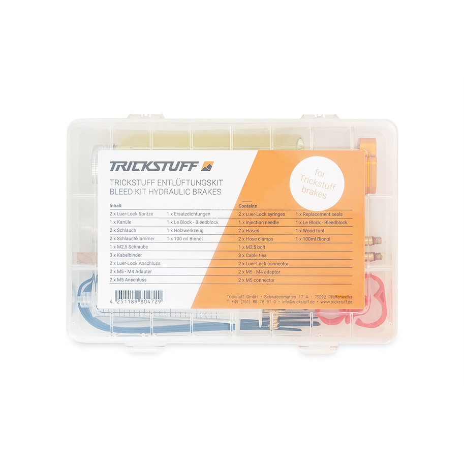 Trickstuff Bleedkit für Trickstuff Scheibenbremsen inkl. Bionol
